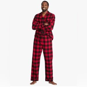 Target Wondershop Red Buffalo Plaid 2 Piece Flannel Pajama Set